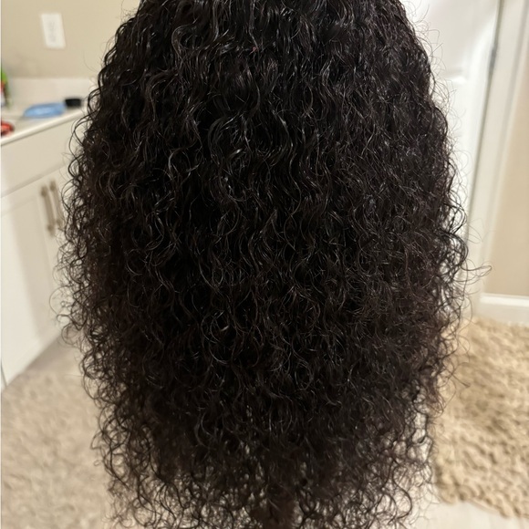 Human hair wet and wavy wig - Picture 4 of 8